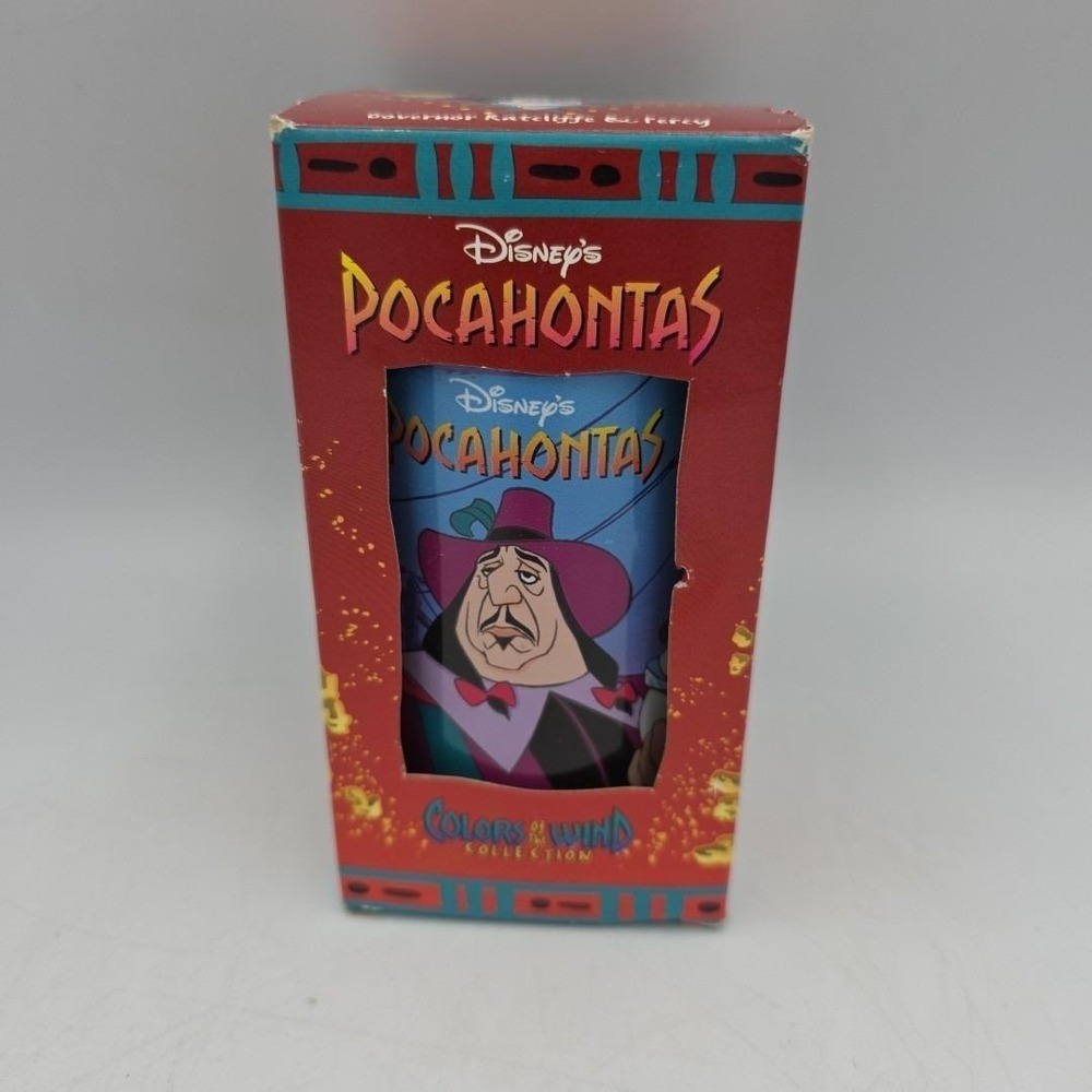 Disney Pocahontas Burger King Collector Series Plastic Glass Cup 1994 Percy